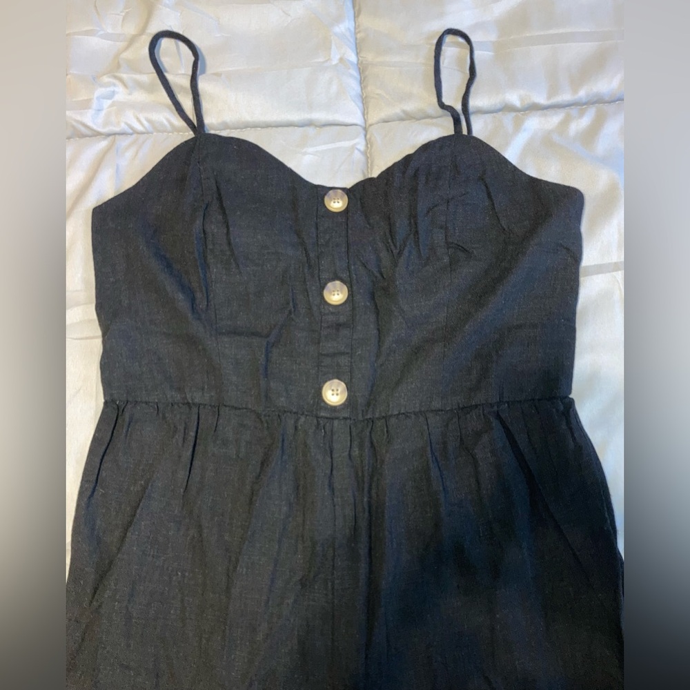 Copper Key Linen Blend Jumpsuit